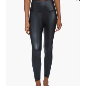 90 Degree By Reflex Shiny Black Leggings